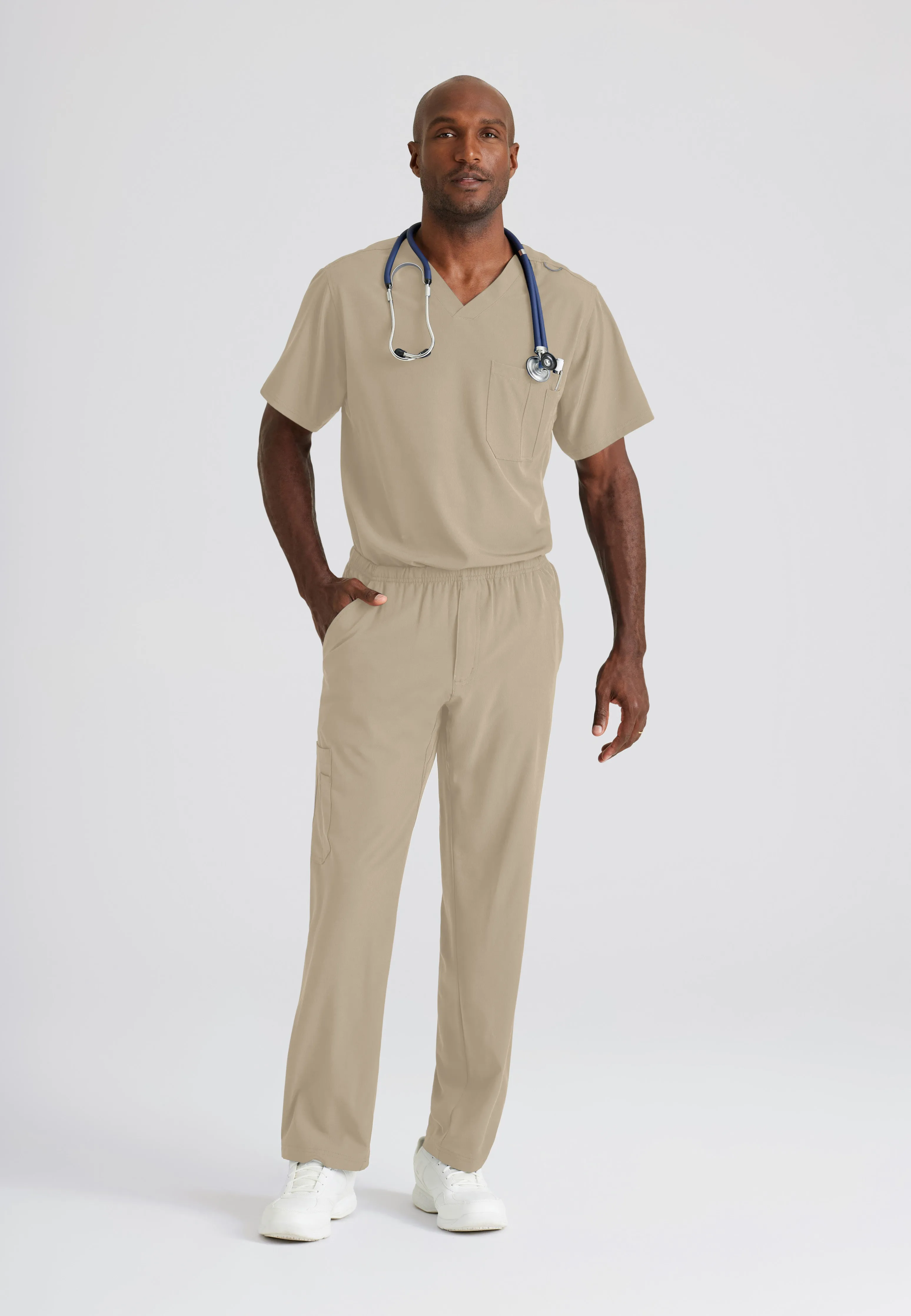 Structure 1-Pocket V-Neck Scrub Top