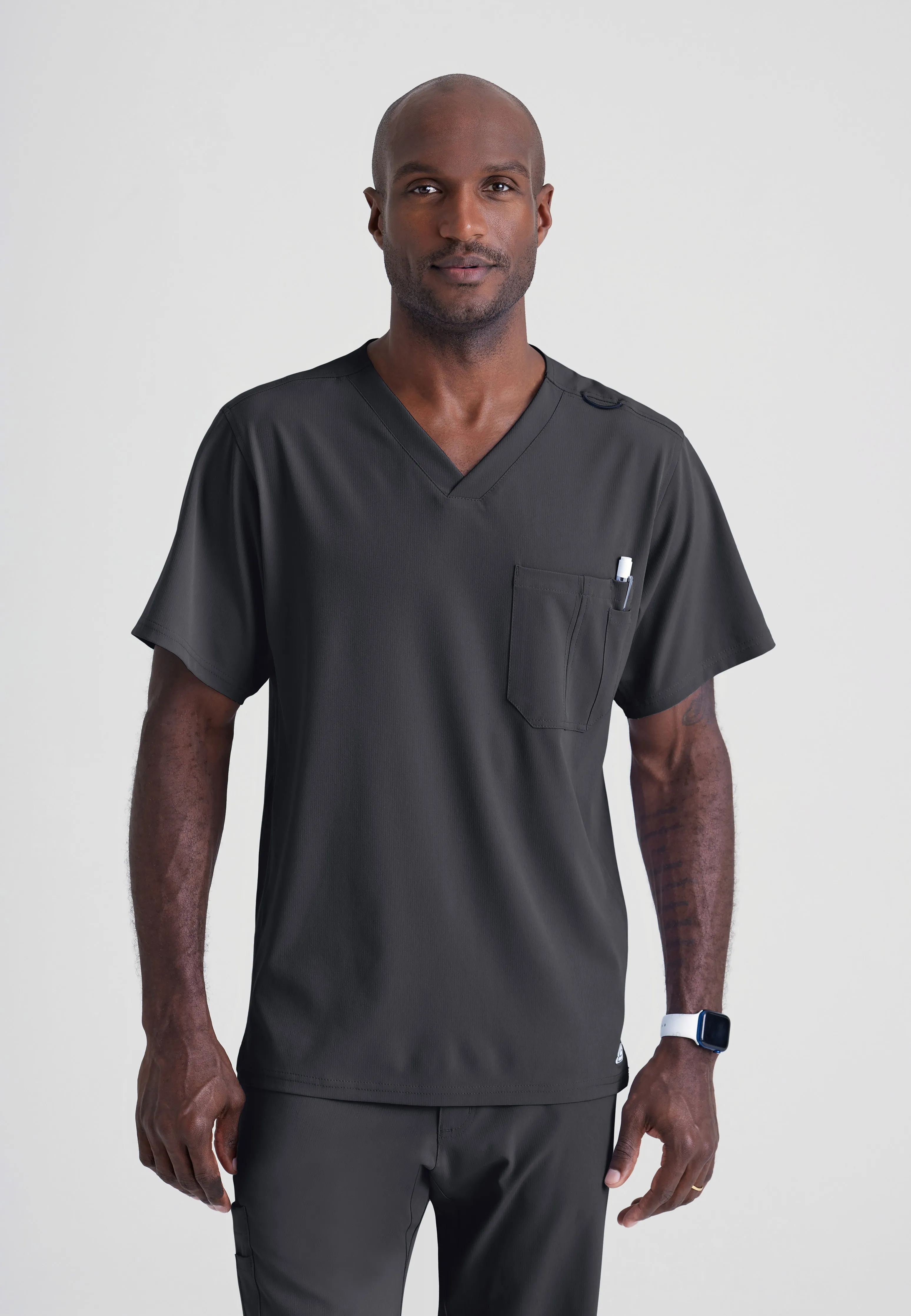 Structure 1-Pocket V-Neck Scrub Top