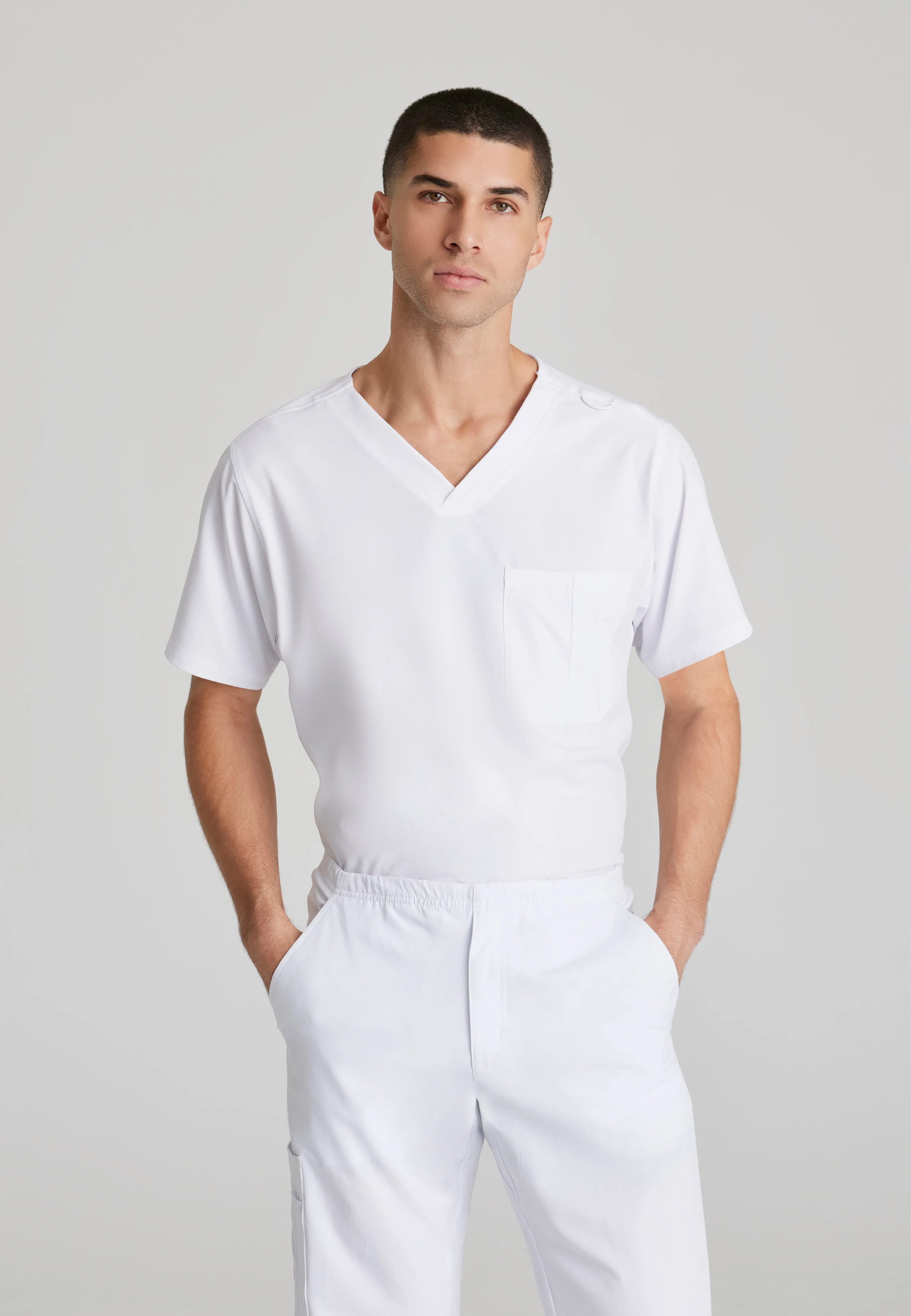 Structure 1-Pocket V-Neck Scrub Top