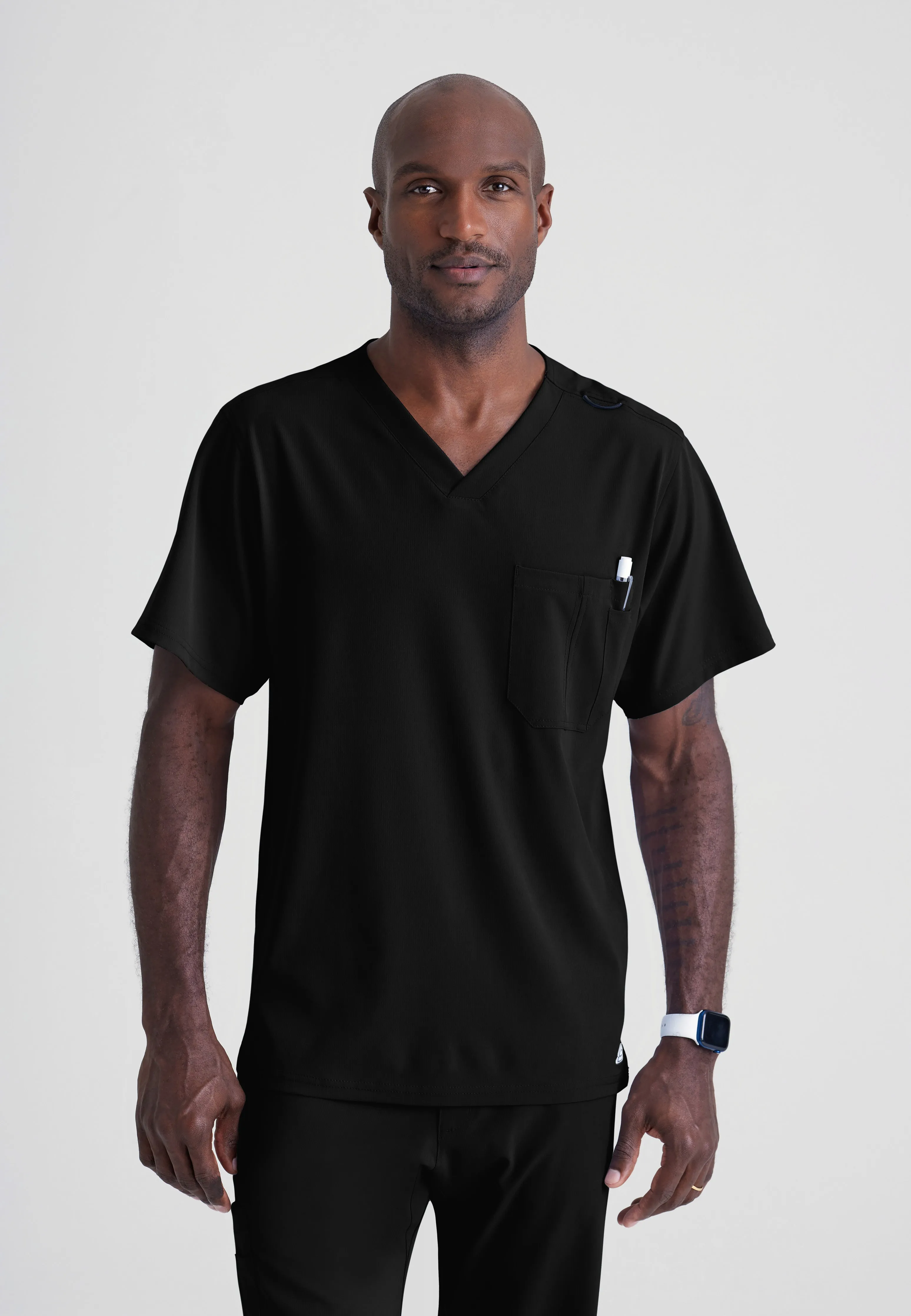 Structure 1-Pocket V-Neck Scrub Top