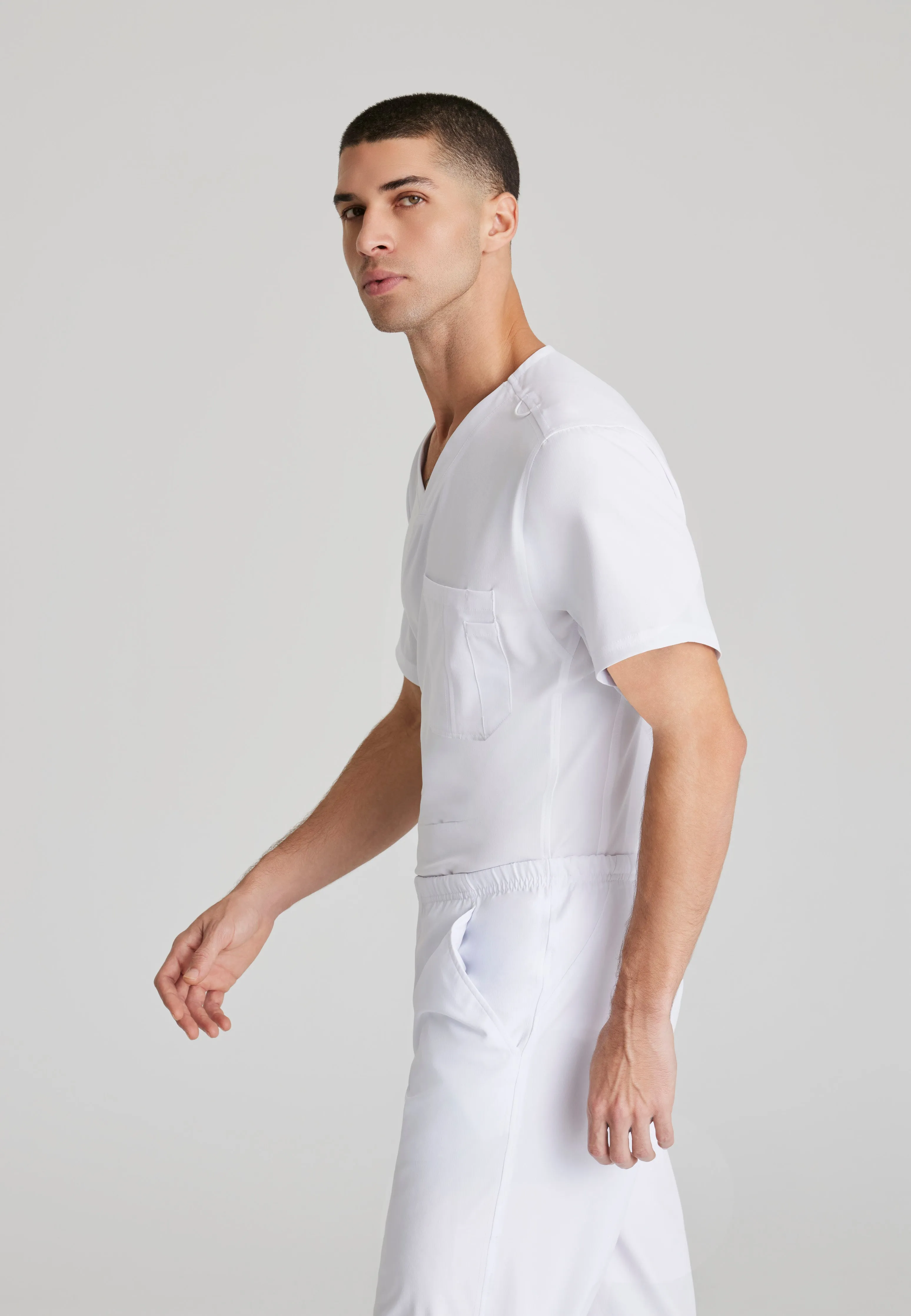 Structure 1-Pocket V-Neck Scrub Top
