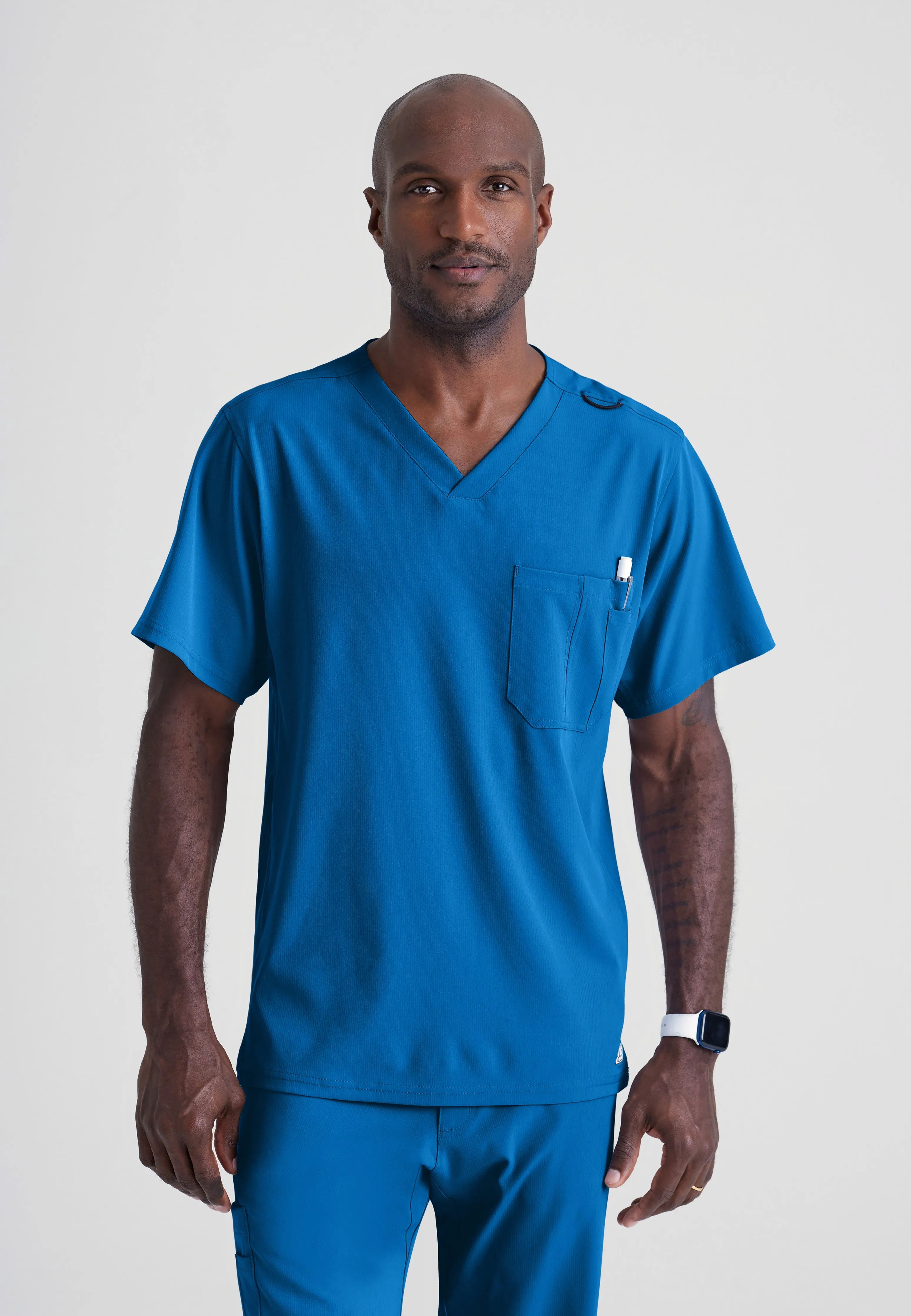 Structure 1-Pocket V-Neck Scrub Top