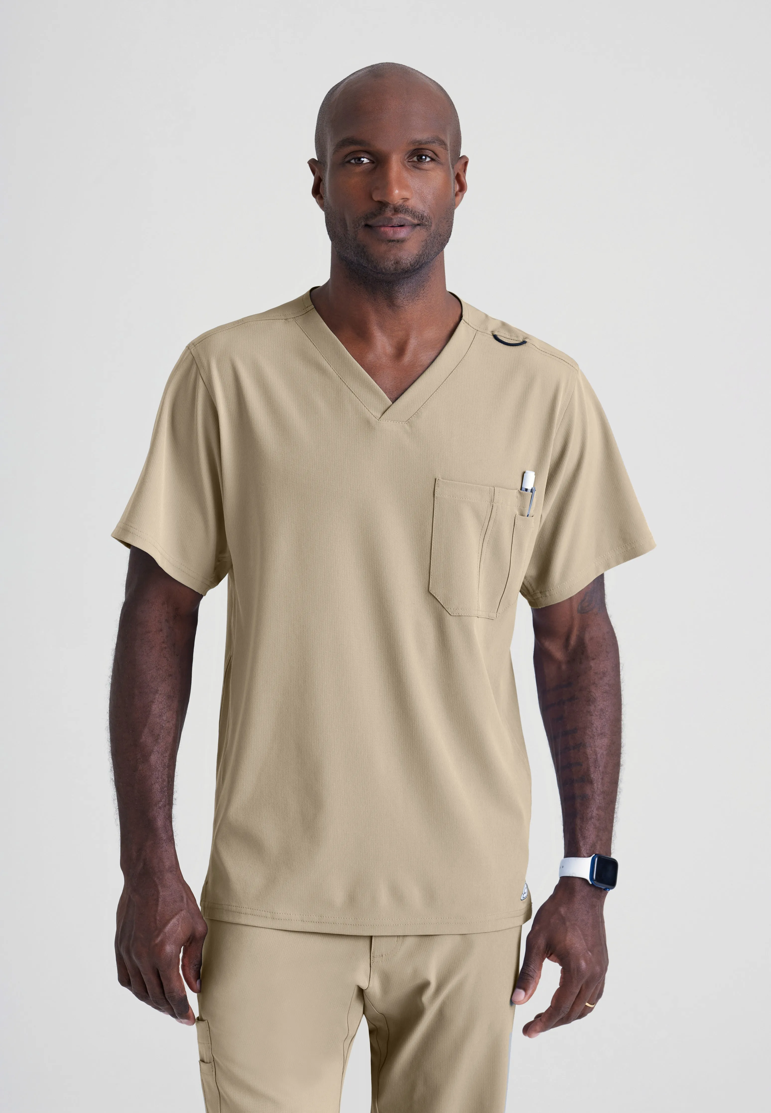 Structure 1-Pocket V-Neck Scrub Top