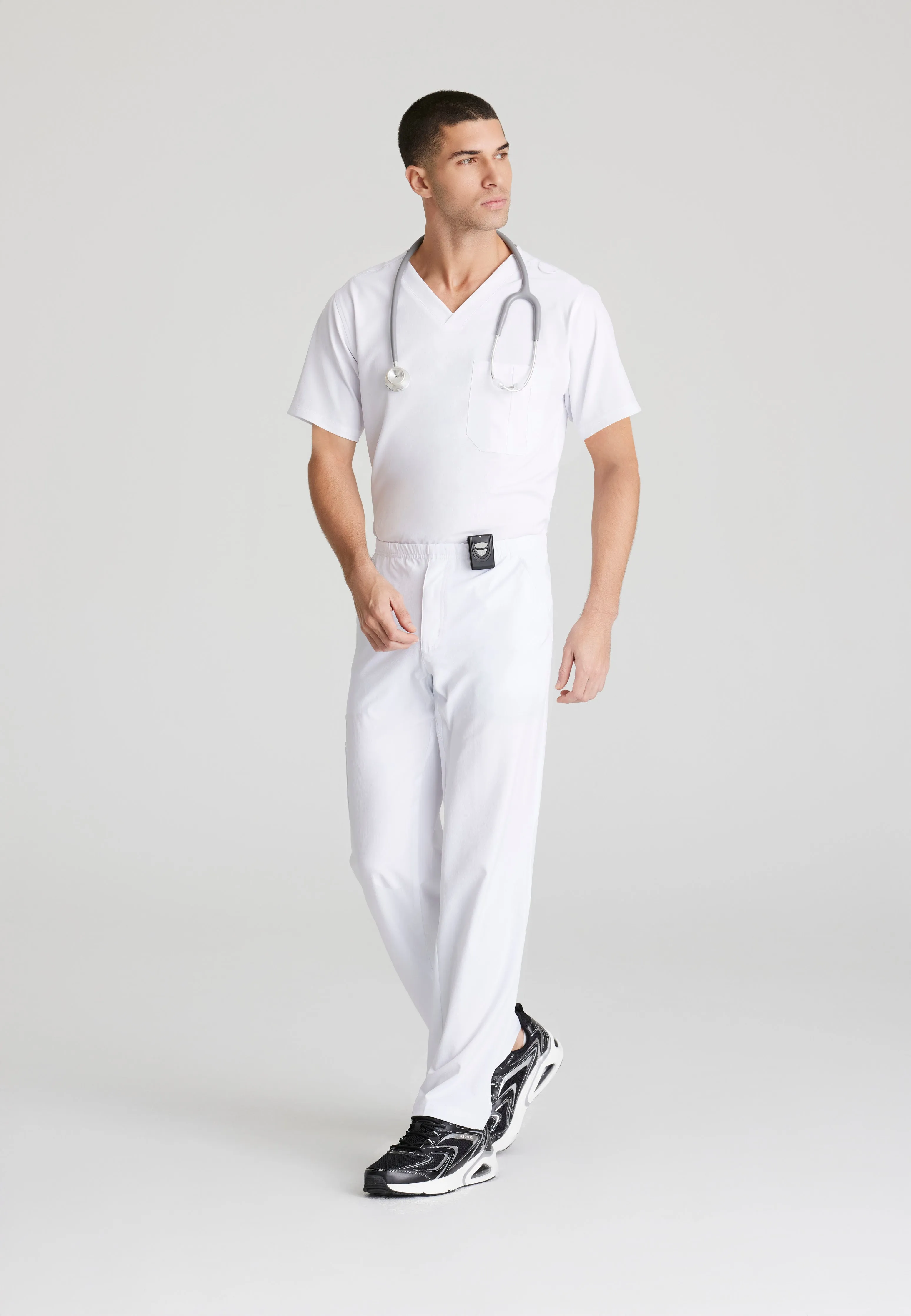 Structure 1-Pocket V-Neck Scrub Top