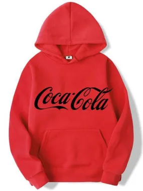 SXV  'cocacola’ Printed Cool Aesthetic Sweatshirt Hoodie