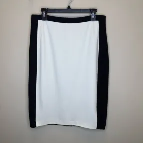 Talbots Black & White Pencil Skirt - Size 8