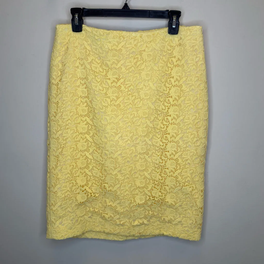 Talbots Crochet Lace Pencil Skirt - Size 10