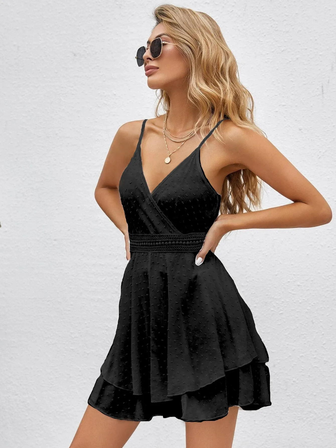TastyHottie - Fashion Long Sleeve Checked Tunic Shirt Dress