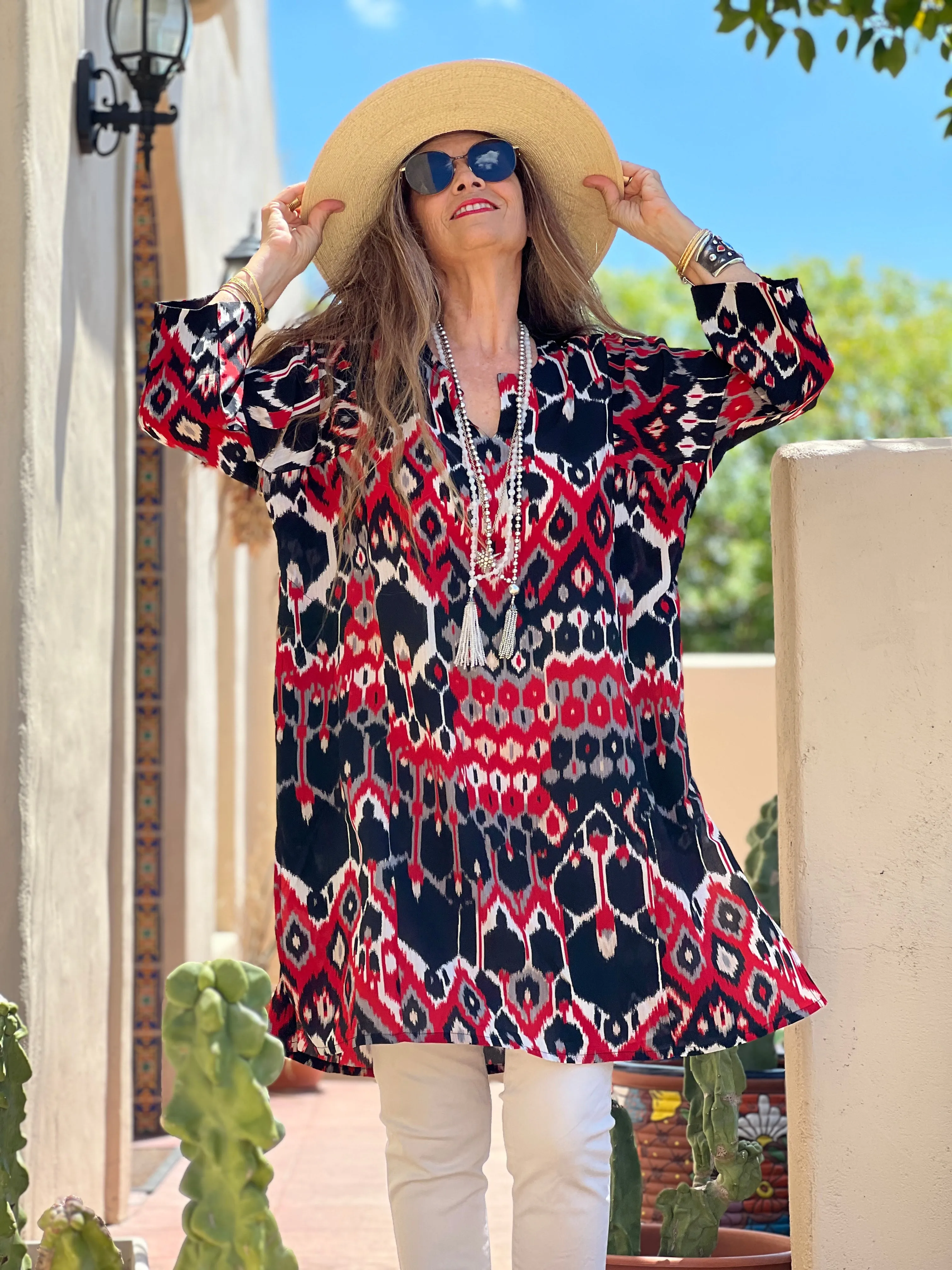 Testarossa Vita Italian Silk Tunic