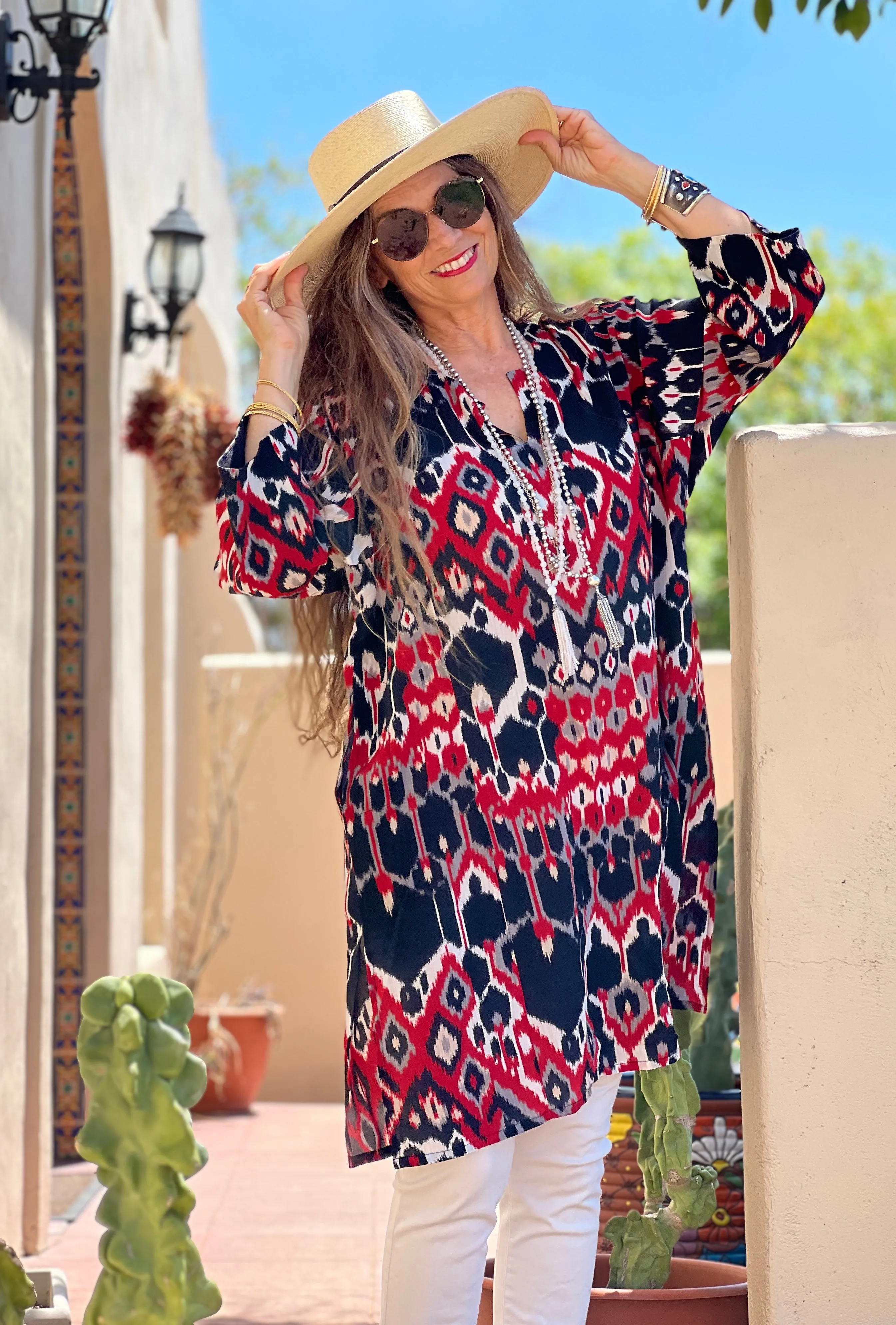 Testarossa Vita Italian Silk Tunic