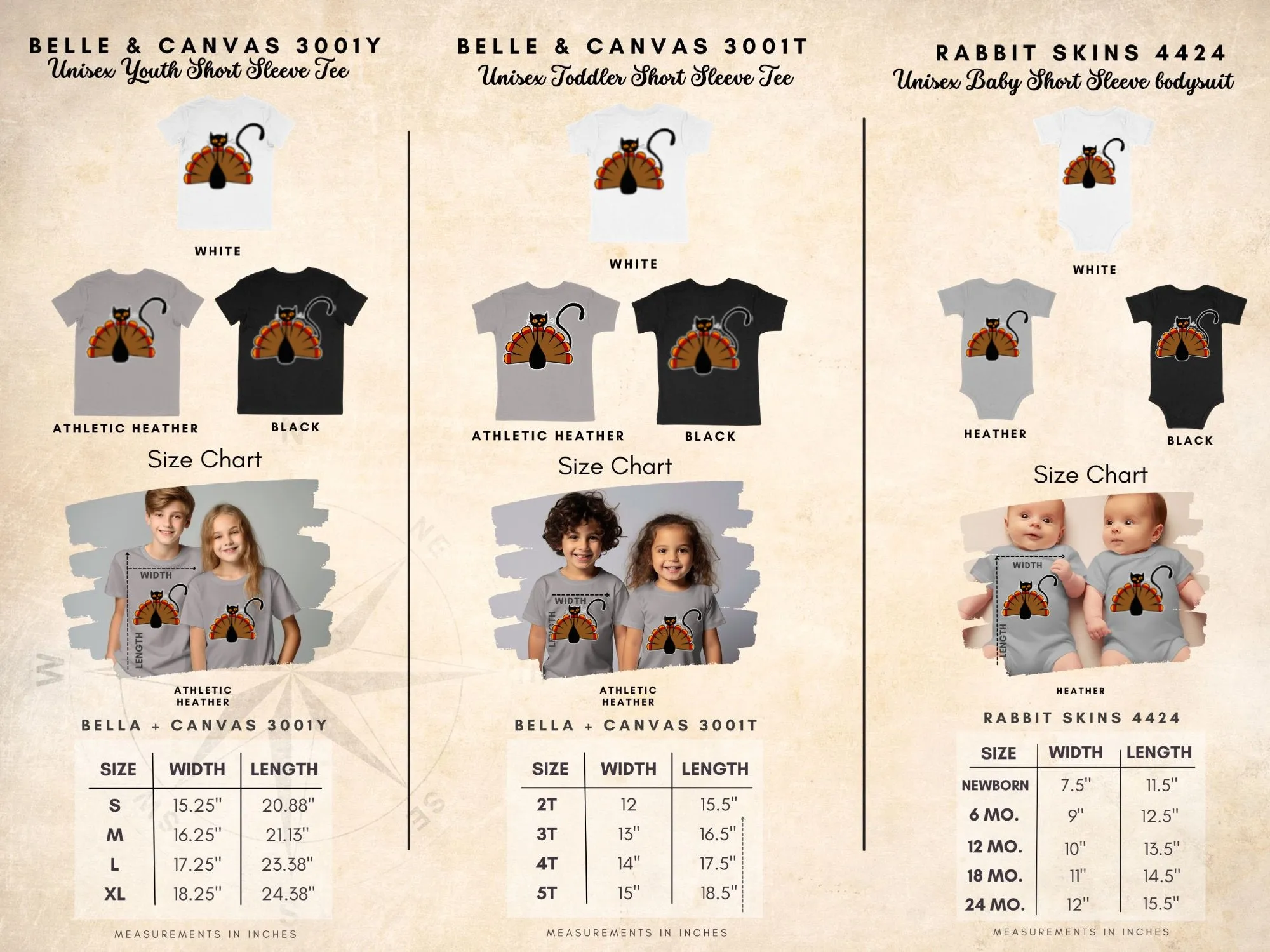Thanksgiving Cat Turkey Shirt, Tank, Sweatshirt & Matching Family Shirts. Perfect for a Fall or Thanksgiving Gift