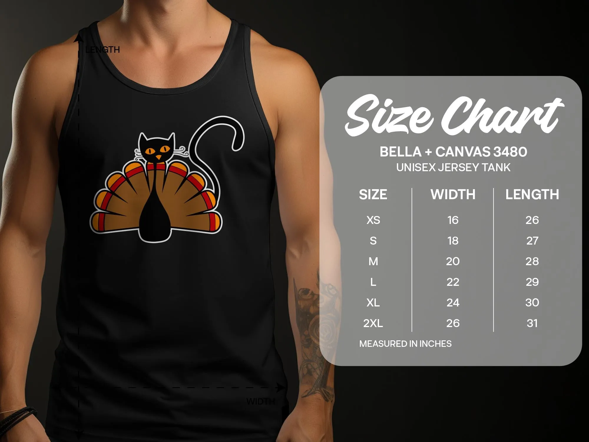 Thanksgiving Cat Turkey Shirt, Tank, Sweatshirt & Matching Family Shirts. Perfect for a Fall or Thanksgiving Gift