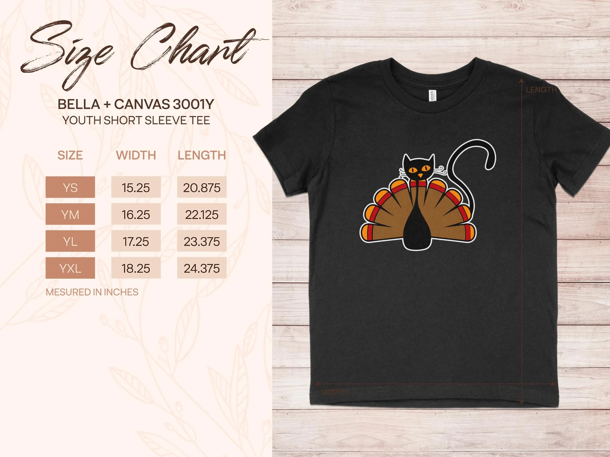Thanksgiving Cat Turkey Shirt, Tank, Sweatshirt & Matching Family Shirts. Perfect for a Fall or Thanksgiving Gift