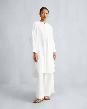 The Lazy Sunday Tunic Set - White