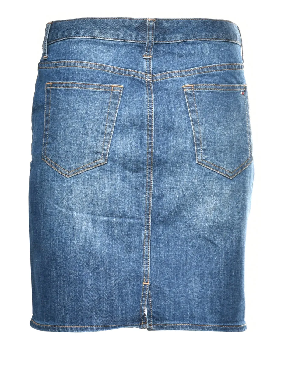 Tommy Hilfiger 1990s Denim Skirt - L