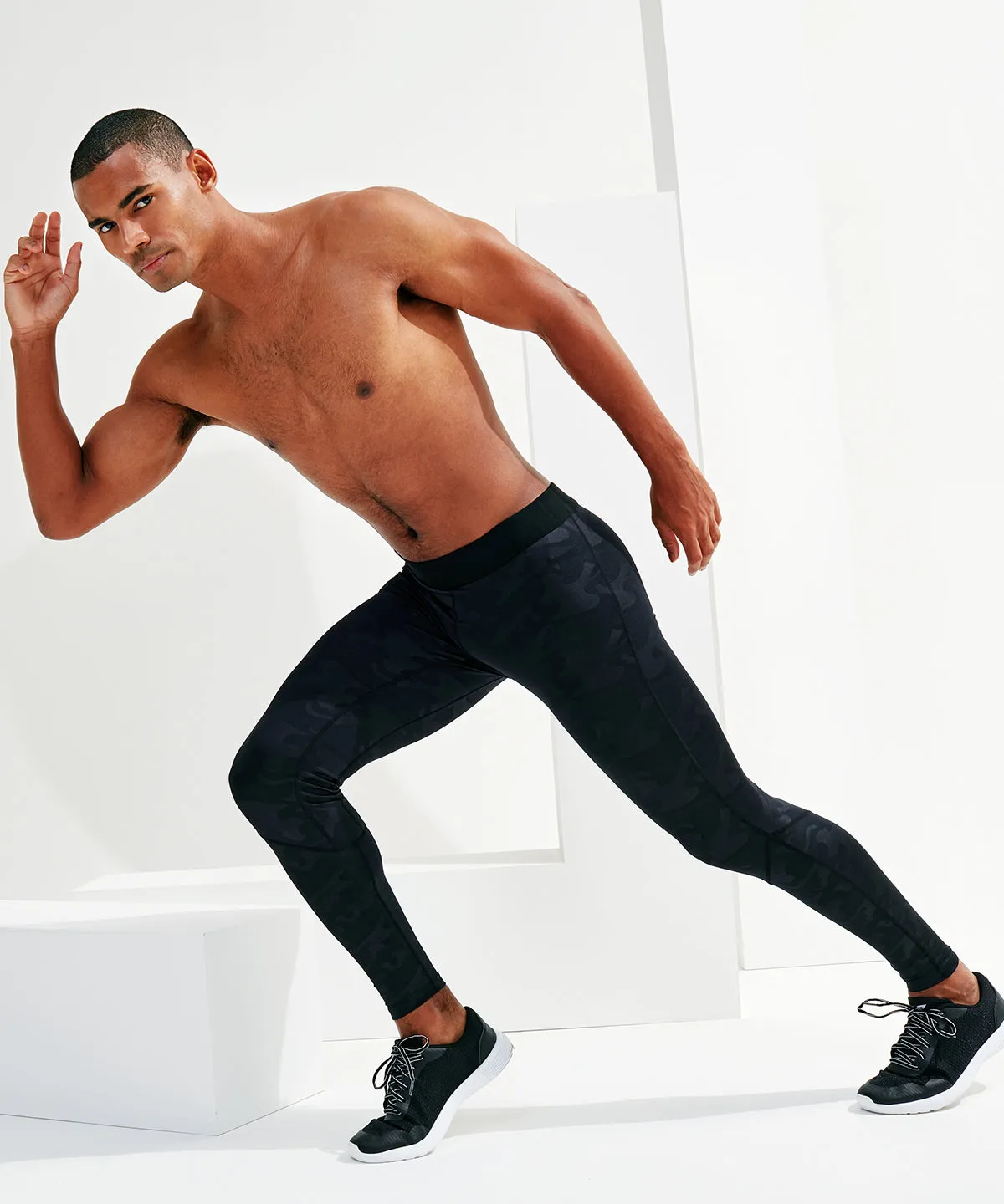 TriDri® training leggings | Black Camo