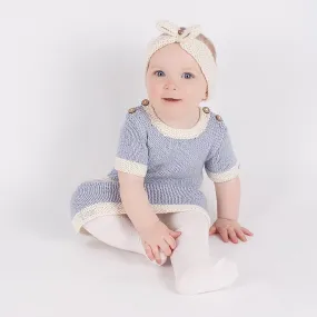 Tunic Dress and Headband Baby Knitting Kit