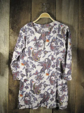 Tunic Silver on White