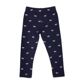 Unicorn Print Legging Navy