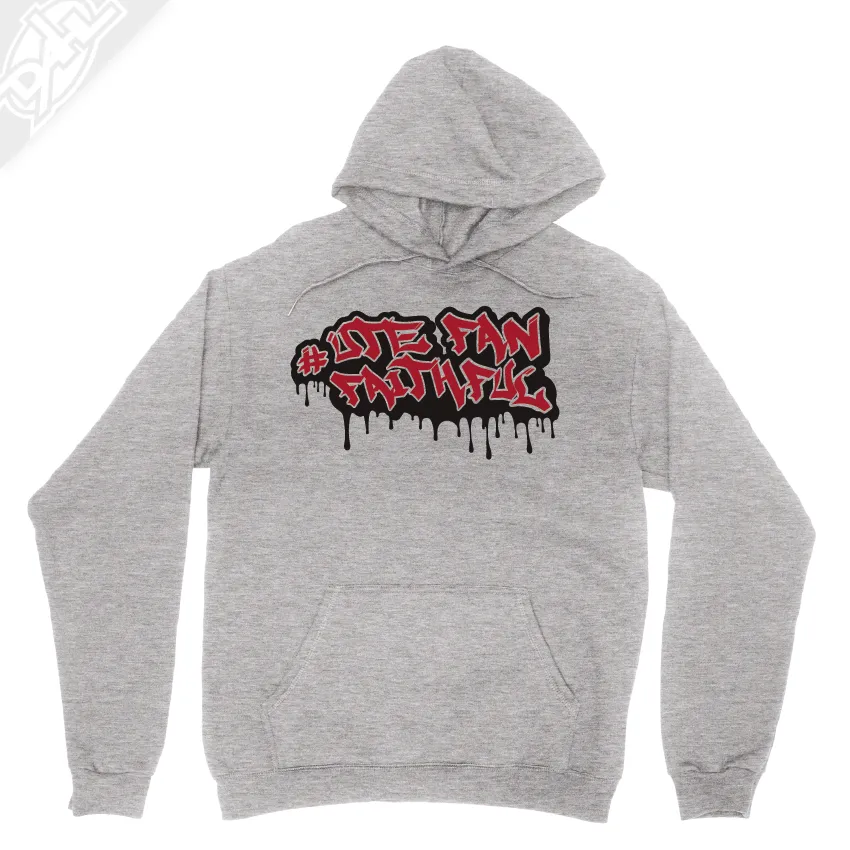 Ute Fan Faithful Graffiti - Hoodie
