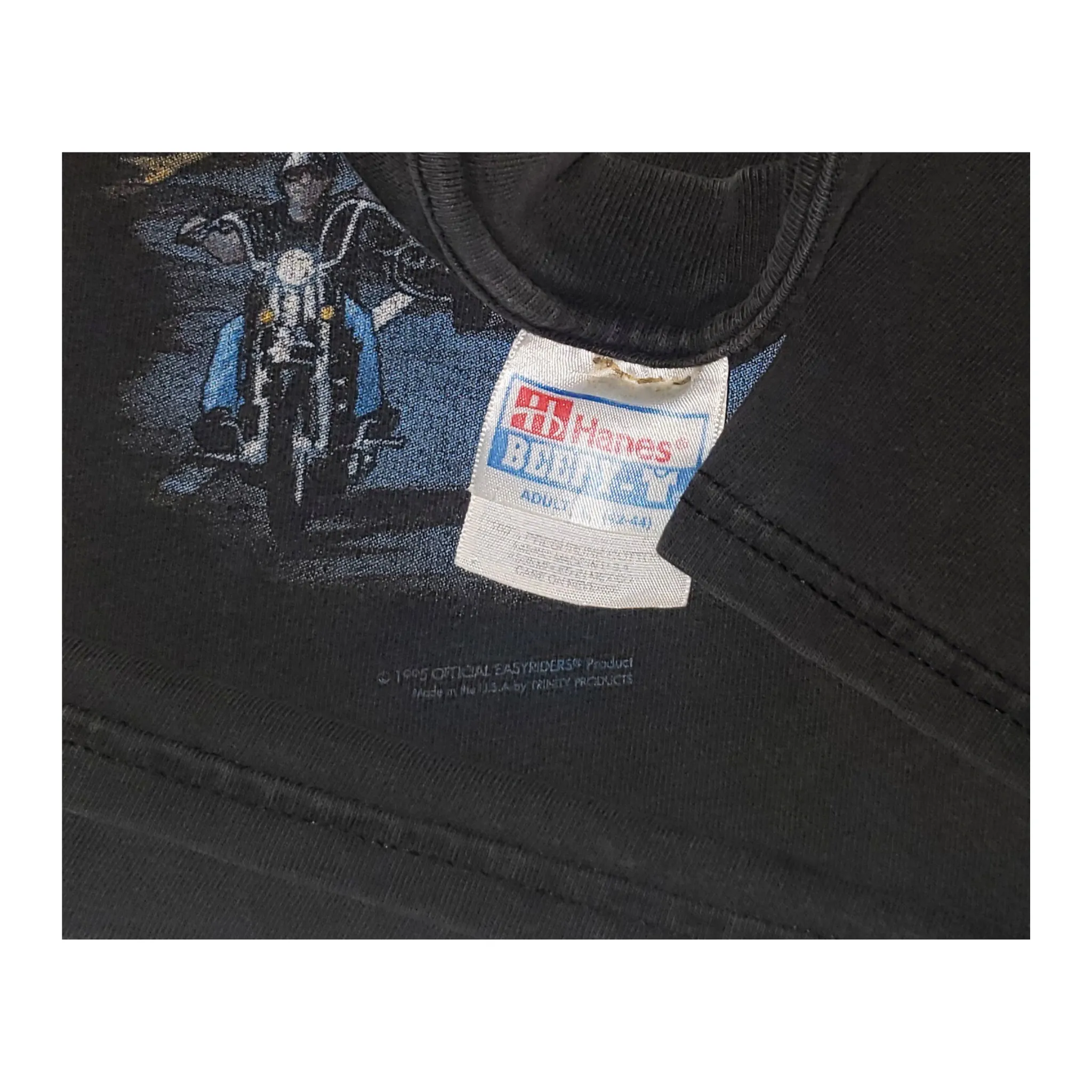 Vintage Easyriders Motorcycle Never Forget Veterans 1995 T-Shirt Lg