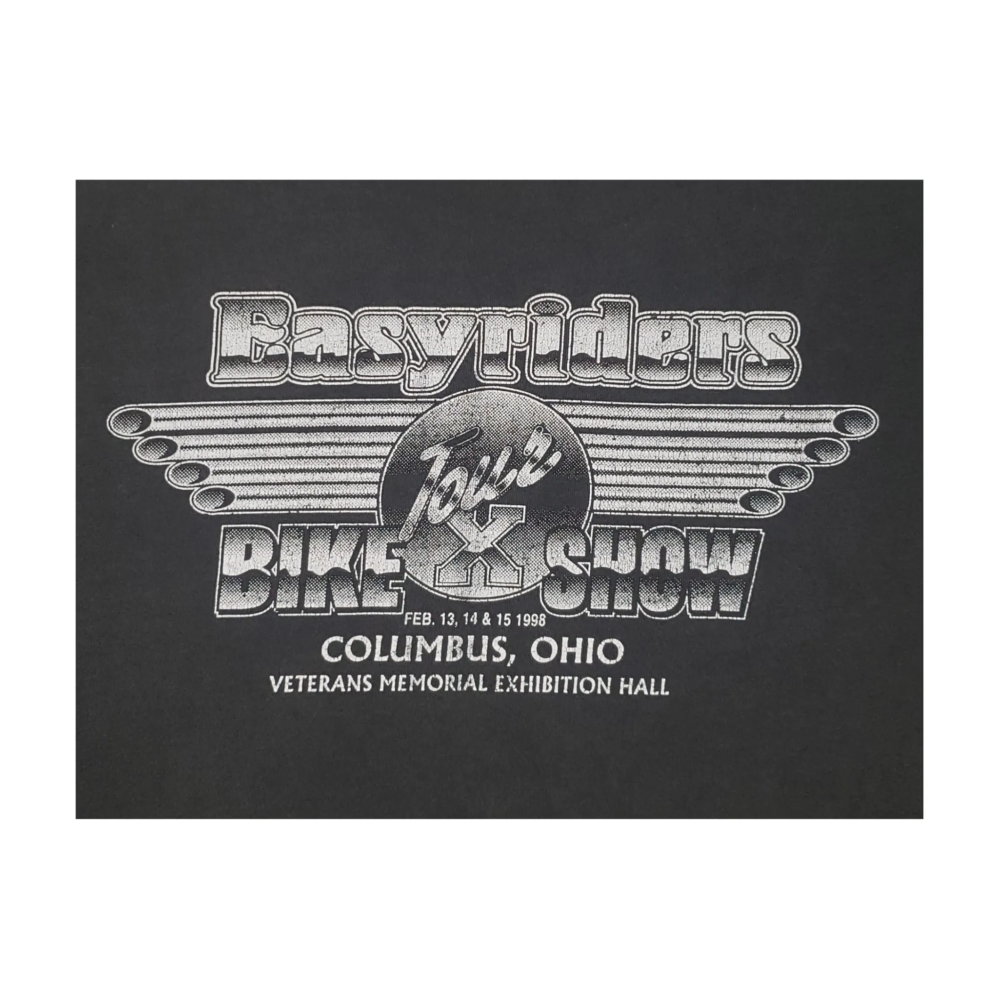 Vintage Easyriders Motorcycle Never Forget Veterans 1995 T-Shirt Lg