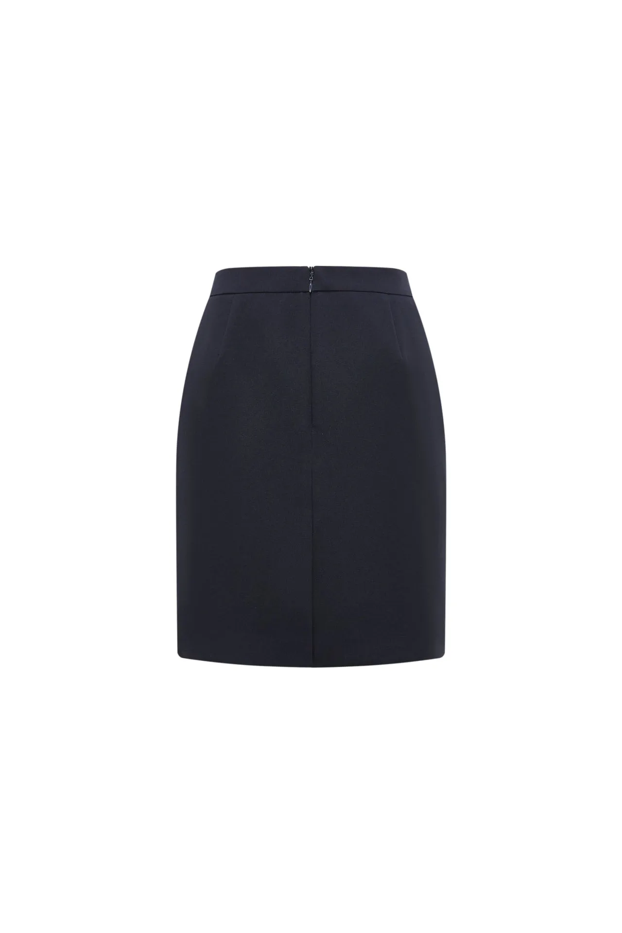 Water & Oil Repellent Pencil Suit Skirt