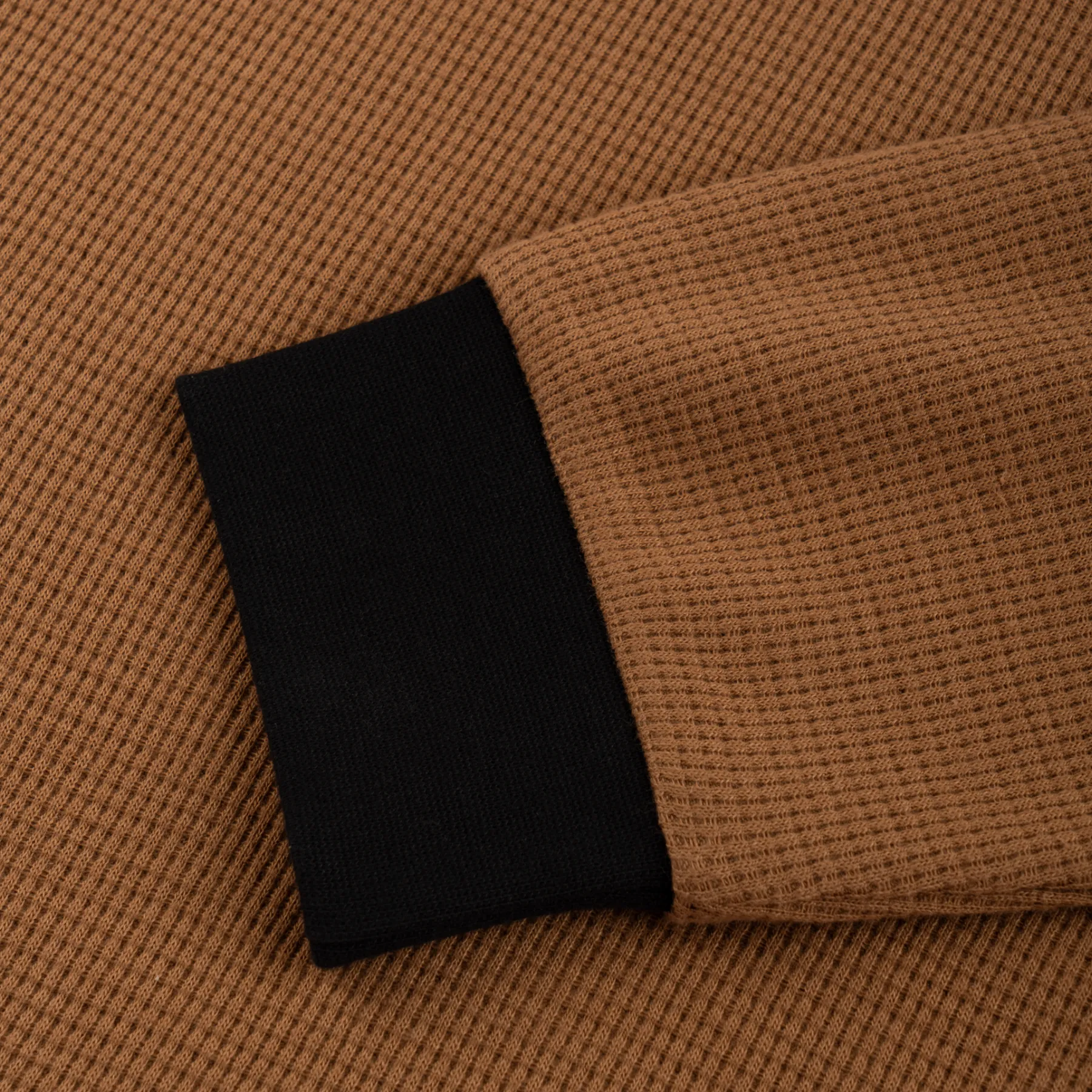 Welcome Breakdown Embroidered Thermal Shirt - Brown