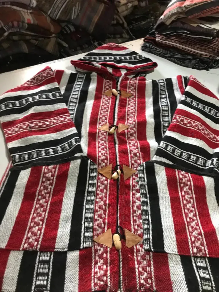 Winter Morrocan Hooded Mini Djellaba | Traditional Coat |2025