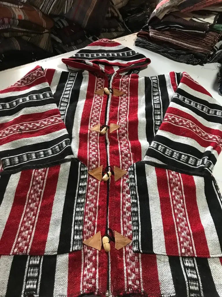 Winter Morrocan Hooded Mini Djellaba | Traditional Coat |2025