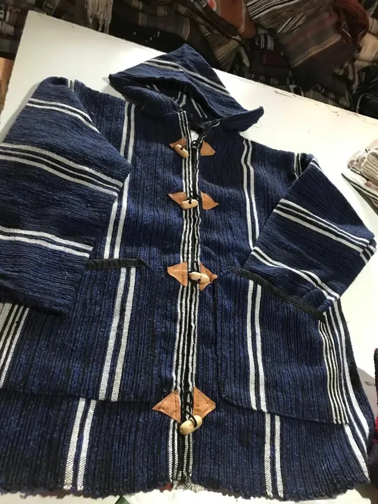 Winter Morrocan Hooded Mini Djellaba | Traditional Coat |2025
