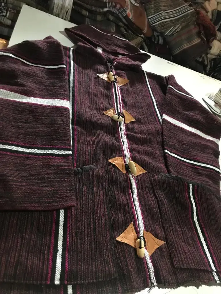 Winter Morrocan Hooded Mini Djellaba | Traditional Coat |2025