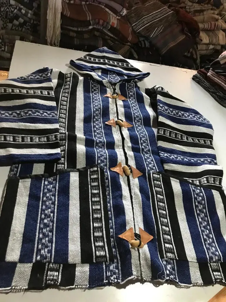 Winter Morrocan Hooded Mini Djellaba | Traditional Coat |2025