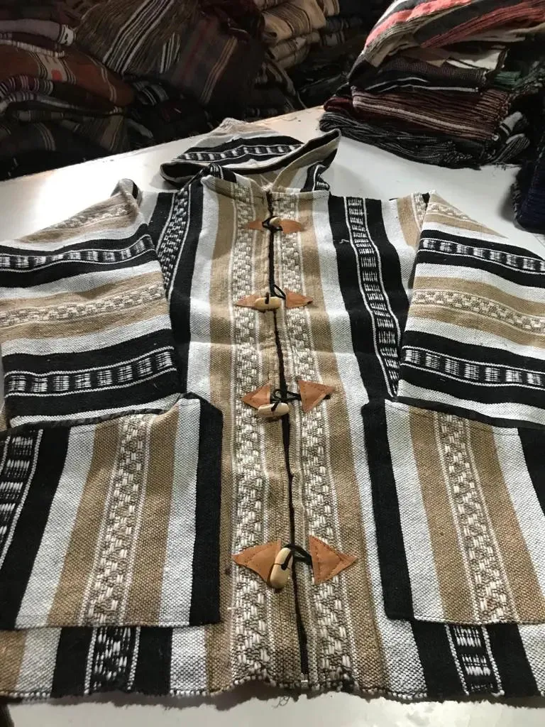 Winter Morrocan Hooded Mini Djellaba | Traditional Coat |2025