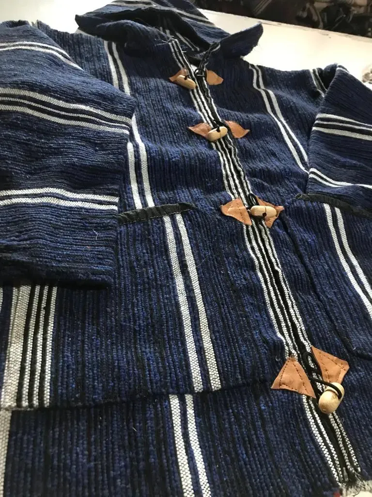 Winter Morrocan Hooded Mini Djellaba | Traditional Coat |2025