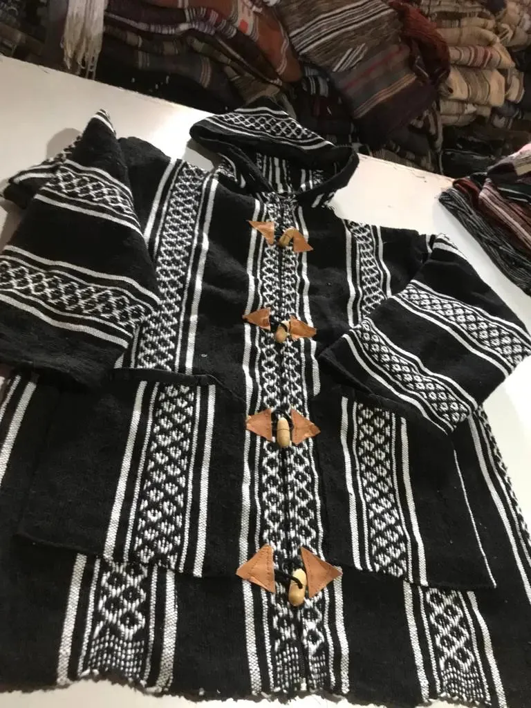 Winter Morrocan Hooded Mini Djellaba | Traditional Coat |2025