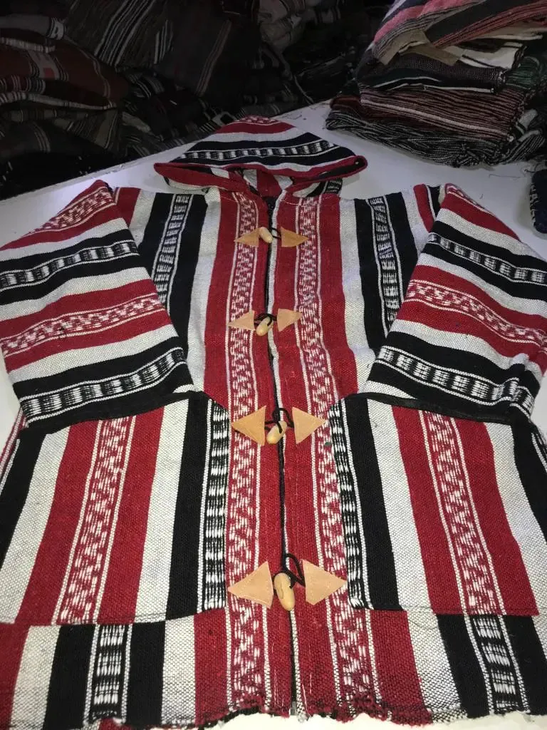 Winter Morrocan Hooded Mini Djellaba | Traditional Coat |2025