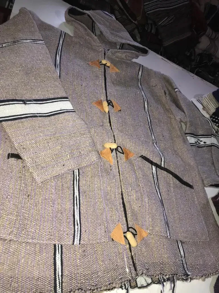 Winter Morrocan Hooded Mini Djellaba | Traditional Coat |2025