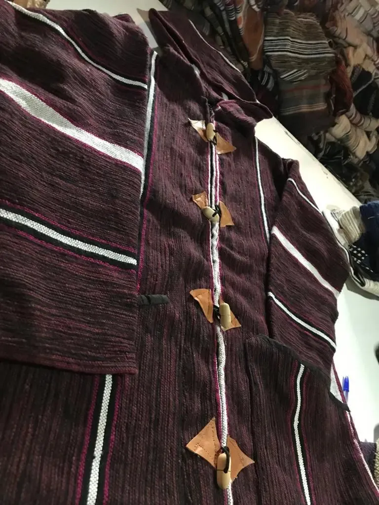 Winter Morrocan Hooded Mini Djellaba | Traditional Coat |2025