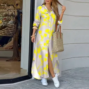 Women Pattern Print Dress
