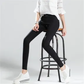 Women's Casual Polyester High-Waist Leggings