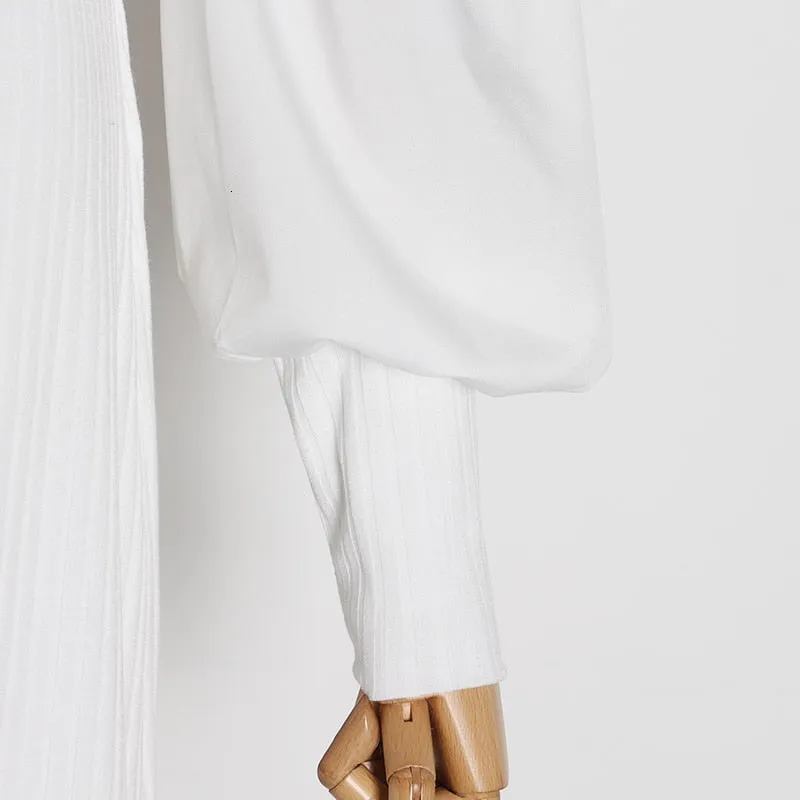 Women's Spring Patchwork High-Waist Sheath Dress