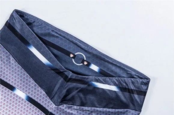 Women's Summer Patchwork Fitness Leggings With 3D Bandage Print