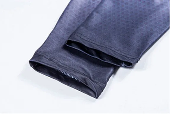 Women's Summer Patchwork Fitness Leggings With 3D Bandage Print