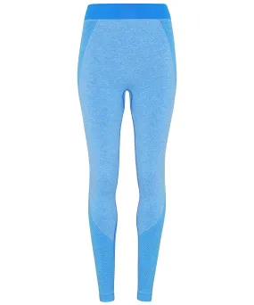 Womens TriDri® seamless 3D fit multi-sport sculpt leggings | Sapphire