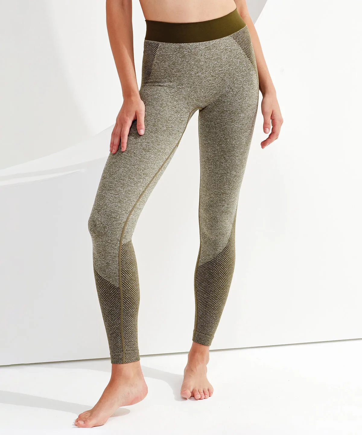 Womens TriDri® seamless 3D fit multi-sport sculpt leggings | Sapphire