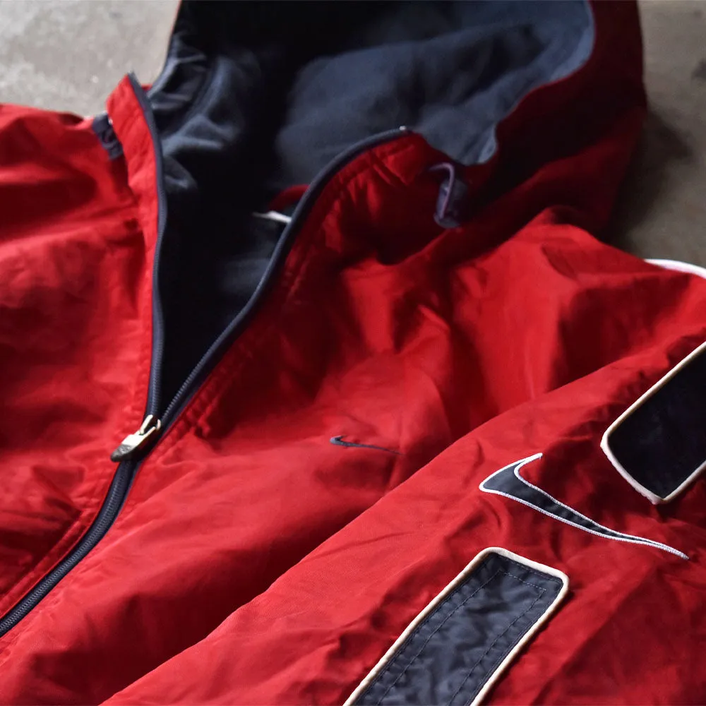 Y2K NIKE フリースライナー ナイロンジャケット 240125H
