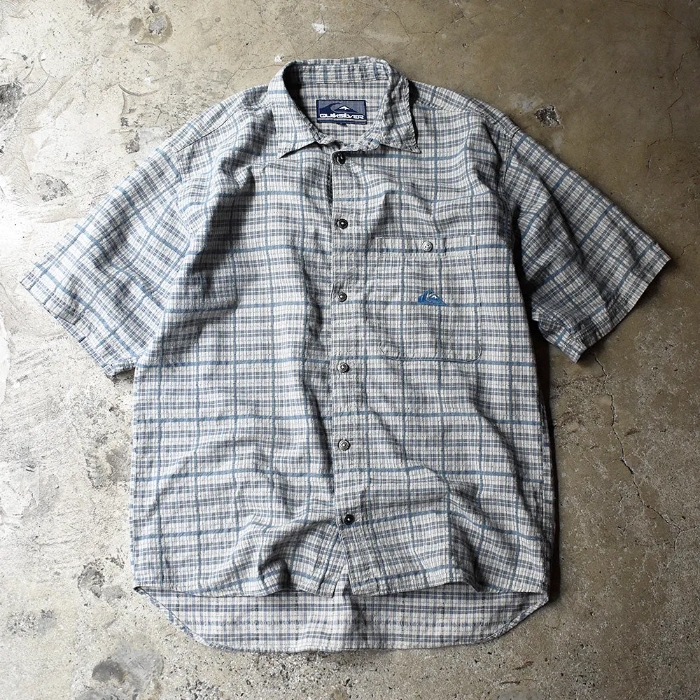 Y2K Quiksilver ロゴプリント コットンシャツ 240711