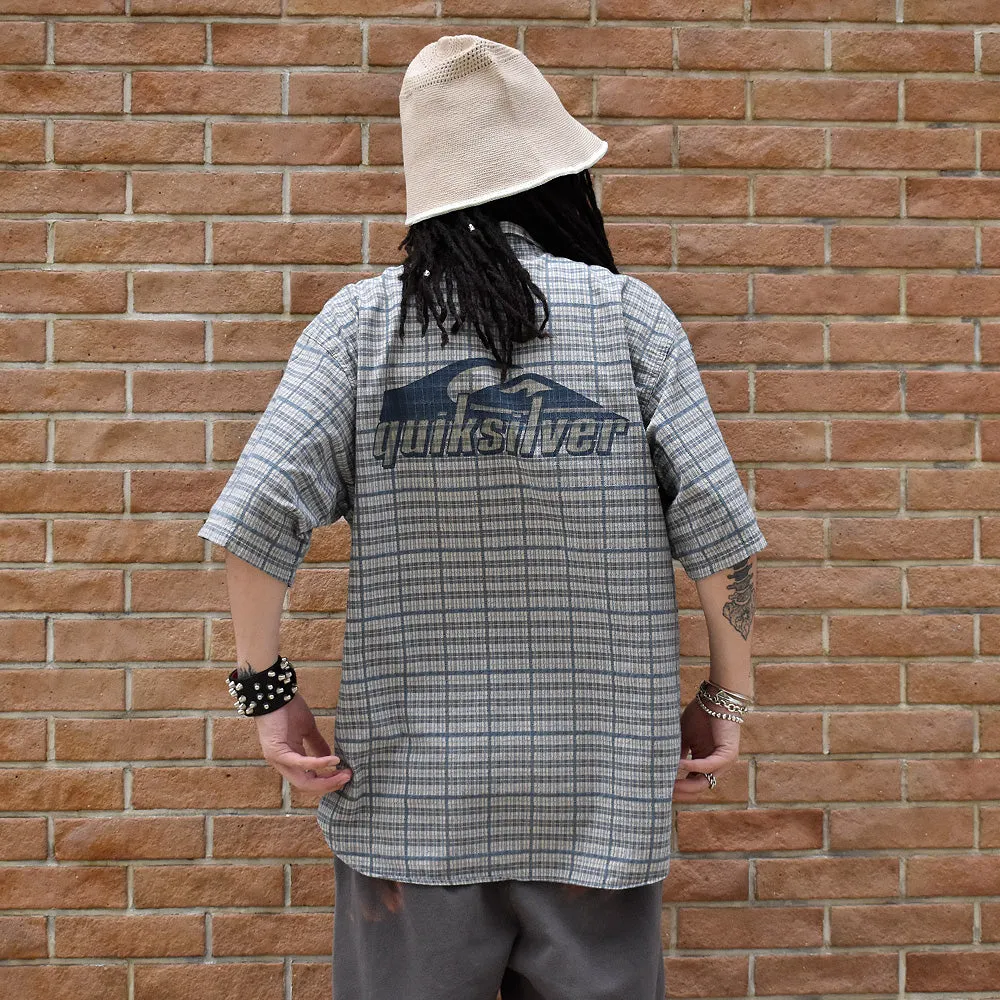 Y2K Quiksilver ロゴプリント コットンシャツ 240711