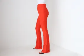 Y2K Vibrant Near-Neon Stretch Bootcut Flared Trousers